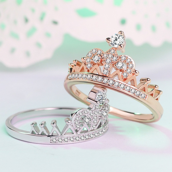 queen crown diamond ring