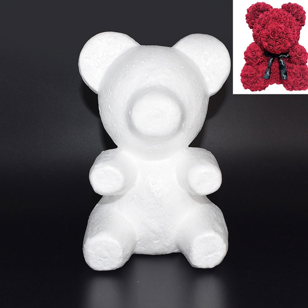 polystyrene teddy bear