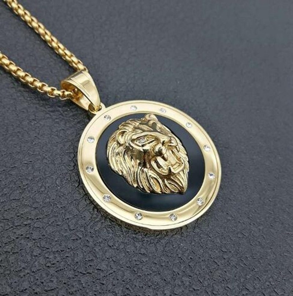 Buy Wild Lion Silver Mens Necklace, Best Lion Men Necklace, African Lion  Charm With Chain, Necklace for Men, Bestfriend Gift Necklace, Lion Gift  Online in India - Etsy