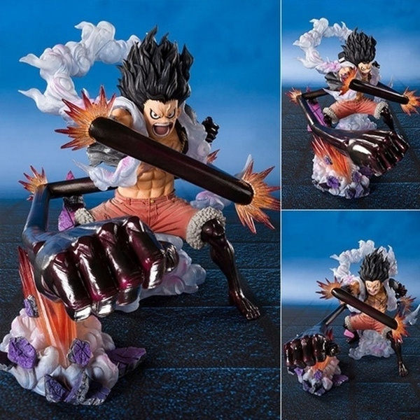 19 New 19 Anime One Piece Figure Luffy Gear 4 Figure Luffy Snake Man Figurine Model Toy Including Box Toy Model Noble Collection Noble Collection Ornament A Birthday Present Decorative Gifts Valentine S Day