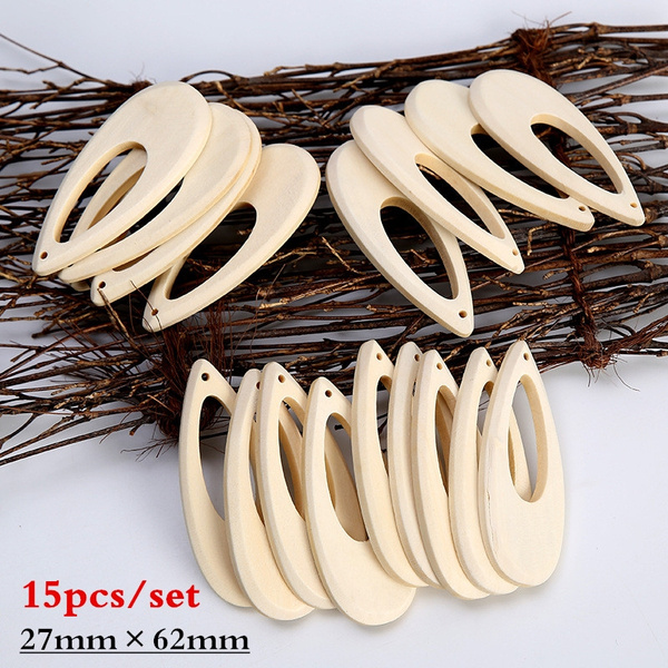 Wood Jewelry Charms Accessories