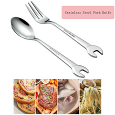 Forks, wrenchshapespoon, cute, Stainless Steel