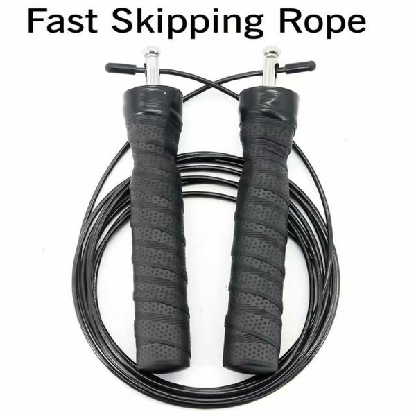 3m Steel Wire Jump Rope Adjustable Skipping Speed Rope for Boxing