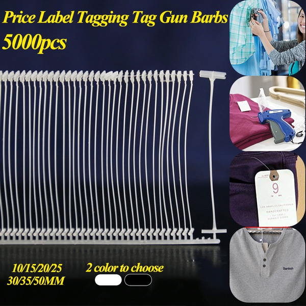 5000pcs 50mm 2" Eco-friendly Clothing Garment Price Label Tagging Tag Gun Barbs 