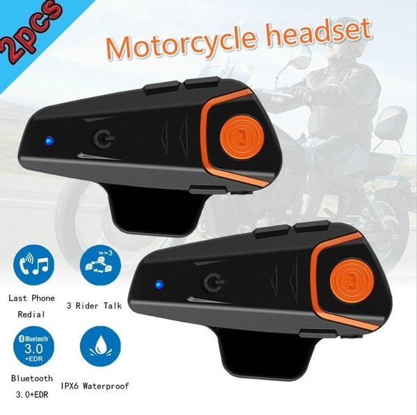 2019 New 2 Pcs BT S2 Pro Motorcycle Helmet Intercom Motorbike