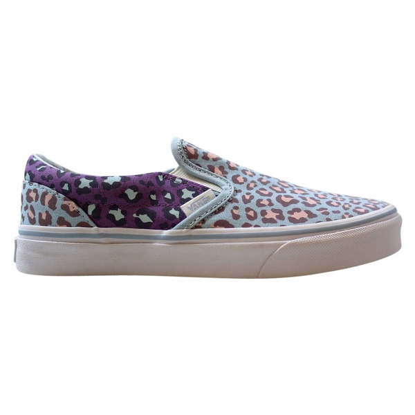 Vans slip on sale on baby blue