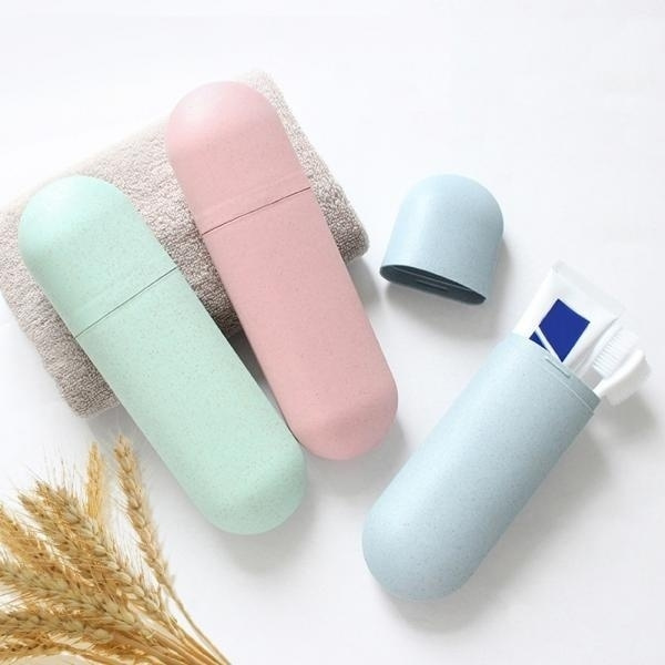 Portable Travel Toothpaste Toothbrush Protect Holder Cap Case Travel StorageTS Portable Travel Toothpaste Toothbrush Protect Holder Cap Case Travel StorageTS