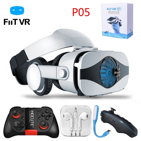 Fiit 5f Casque Helmet 3d Vr Glasses Virtual Reality Headset For Iphone Android Smartphone Smart Phone Goggles Lunette Ios With Gift Wish