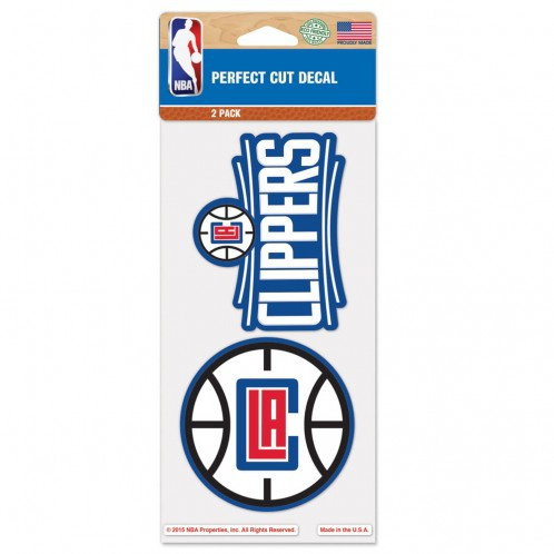 Los Angeles Clippers Decal 4x4 Perfect Cut Set of 2 | Wish