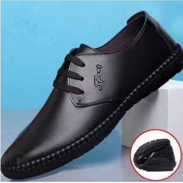 mens soft leather formal shoes
