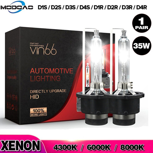 D4S Xenon HID Headlights Bulb - 4300K 6000K 8000K