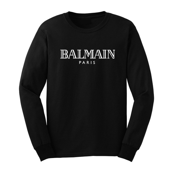 Men's Fashion casual tee Balmain Paris 