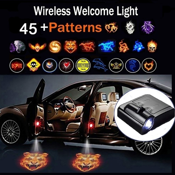 1PC Wireless Auto Shadow Light Automobile Lamp Laser Projector