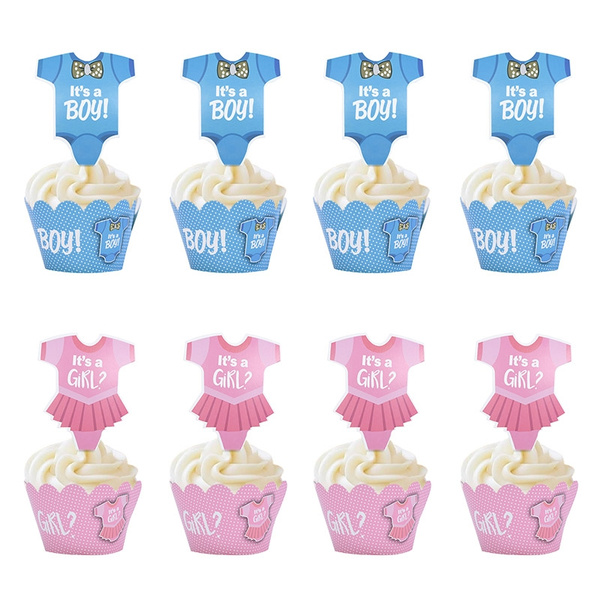 its a boy Cake Topper baby shower gender reveal boy or girl