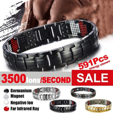 magnetictherapyracing, Titanium Steel Bracelet, loseweight, Gifts