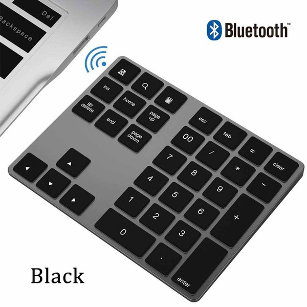 Mac OS Compatible with Windows OS Android OS Chrome OS Black SUNREED Number Pad 23 Keys Portable USB Numeric Keypad Keyboard for Laptop Computer 
