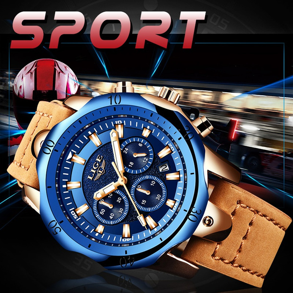 Orologio Da Uomo Con 3 Cinturini in Pelle Con Cinturino in Pelle Orologi  Analogici Orologio Sportivo Impermeabile Orologio Da Polso Al Quarzo Di  Lusso | Wish