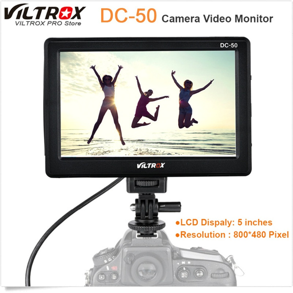 Viltrox DC-50 Portable 5'' Clip-on LCD HDMI Camera Video Monitor