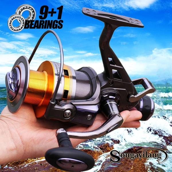 Sougayilang Carp Fishing Reel Full Metal Body Spinning Reel 9+1BB ...