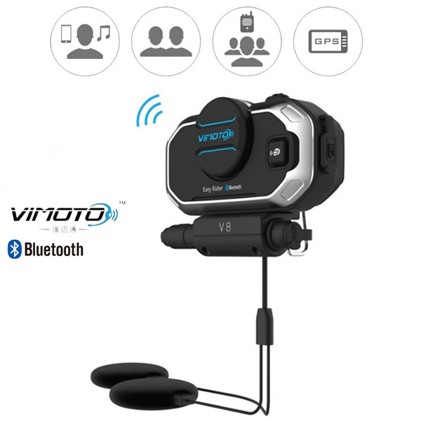 Chemicaliën medeleerling Donau English Version Easy Rider Vimoto V8 Helmet Bluetooth Headset Motorcycle  Stereo Headphones for Mobile Phone and GPS 2 Way Radio | Wish