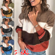 women pullover, knitted, Women Sweater, Sleeve