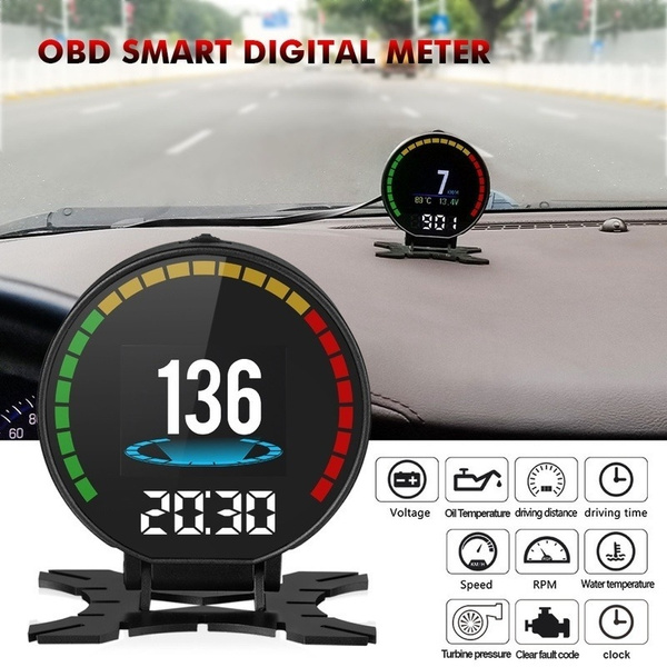 Universal GPS Speedometer Digital Speed Meter RPM Coolant Oil Temperature Pressure OBDii Faulty Code Scanner VJOYCAR Hawk 3.0 Car Dashboard Computer OBD2 Gauge HUD Universal GPS Speedometer Digital Speed Meter RPM Coolant Oil Temperature Pressure OBDii Faulty Code Scanner VJOYCAR Hawk 3.0 Car Dashboard Computer OBD2 Gauge HUD