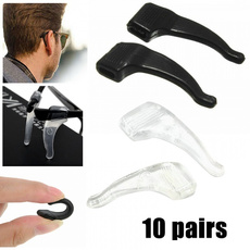 10 pairs Silicone Eyeglass Temple Tip For Glasses Spectacles Anti Slip Ear Hook Grip