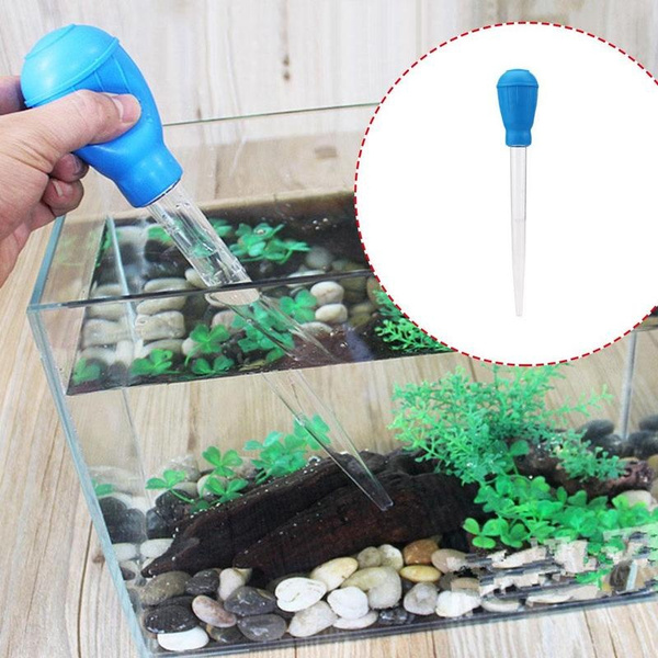 Multi-function Aquarium Pipette Fish Tank Feces Remover Feeder Pipette ...