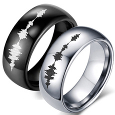 Couple Rings, men_rings, titanium steel, Stainless Steel