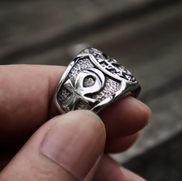 Ankh deals ring mens