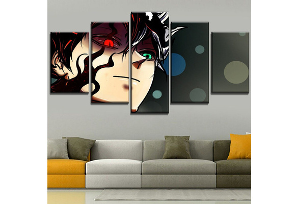 Asta Black Clover Anime Decoration Home Decor Canvas Painting Living Room  Wall Art Pictures Posters Prints - AliExpress