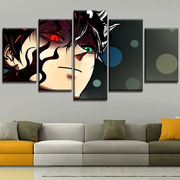 Asta Black Clover Anime Decoration Manga Home Decor Canvas Painting Living  Room Wall Art Pictures Posters Prints