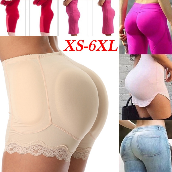 Plus Size XS-6XL Slimming Butt Lift Underpants Seamless Women Lift Hip Lace  Padded Pants Fake Ass Padded Hip Enhancing Underwear