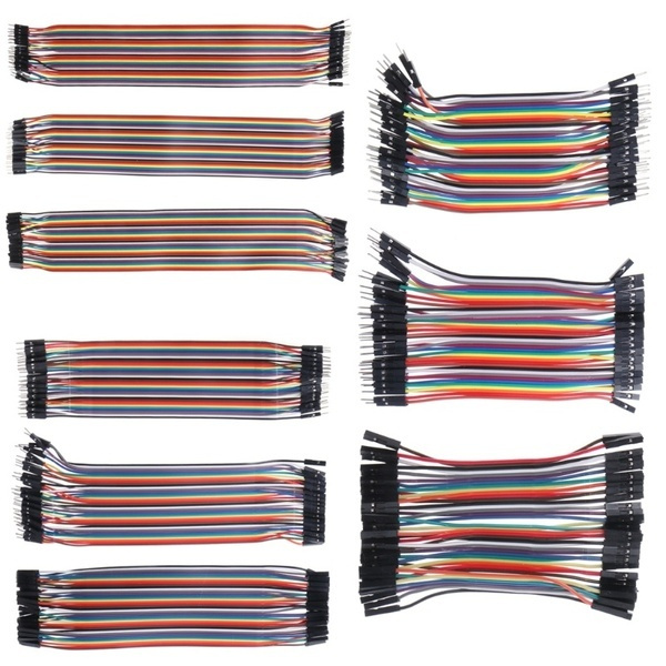 Câbles Jumper Breadboard Fivekim - 40 Pièces M-F, M-M, F-F - 10/20/30cm - Pour Arduino, Raspberry Pi