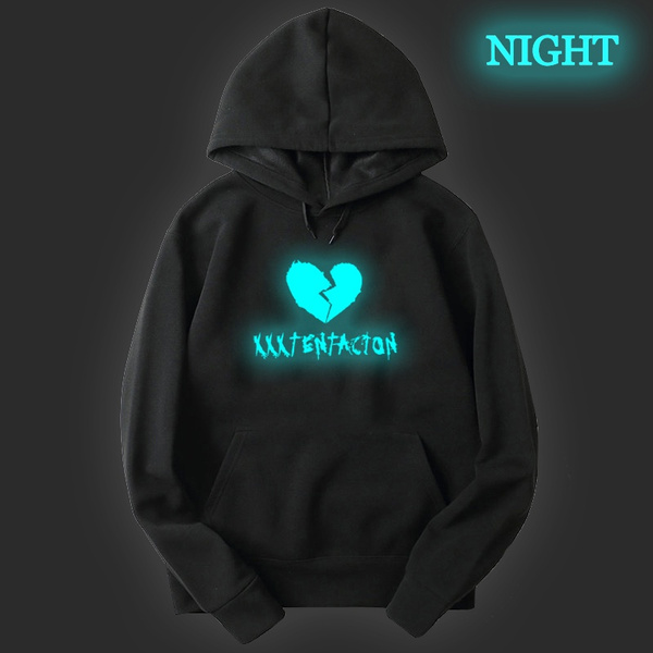 New beautiful Fashion XXXTentacion Luminous Print Hoodies Kids Boys Girls Casual Sweatshirts hooded Sportswear Tops for Children for men women