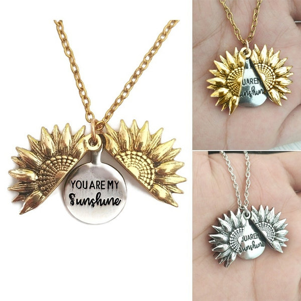 SANNIDHI Necklace for Girls Stitch You are My Sunshine Necklace & Greeting  Card, Titanium Steel Lovely Stitch Necklace Jewelry Gift for Daughter,  Sister, Girlfriend Birthday - Silver at Rs 535.00 | पर्सनल