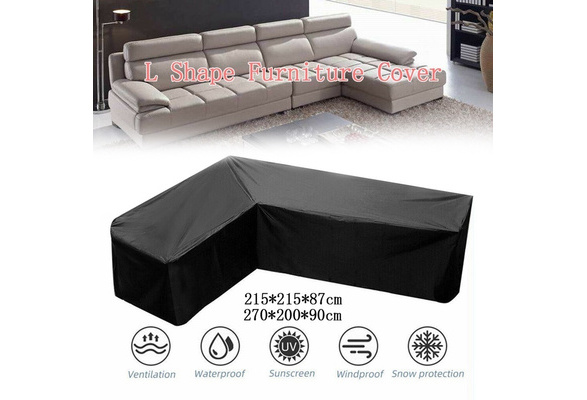 Outdoor L Shape Furniture Cover Waterproof Corner Garden Rattan Sofa Protective Cover All Purpose Dust Covers Wish