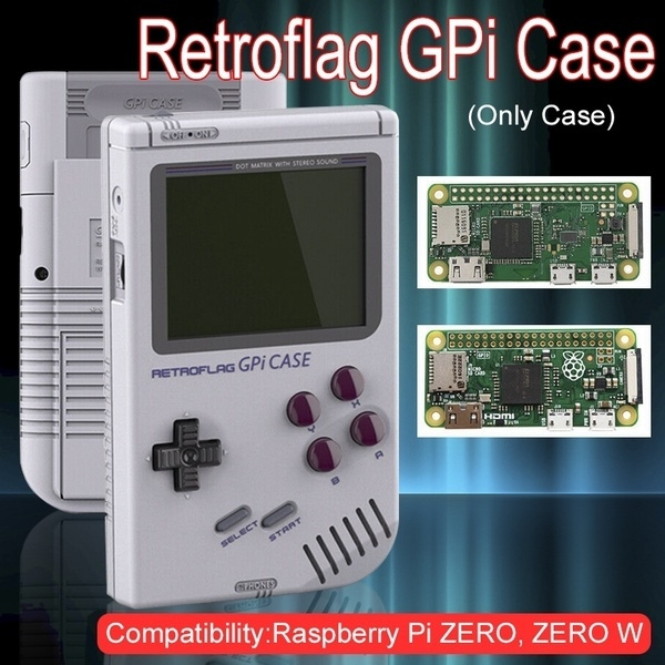 RONSHIN Electronics Retroflag GPi CASE Gameboy for Raspberry Pi Zero Zero W with Safe Shutdown 