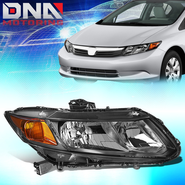 DNA Motoring OEM-HL-0064-R For 2012 to 2015 Honda Civic Factory