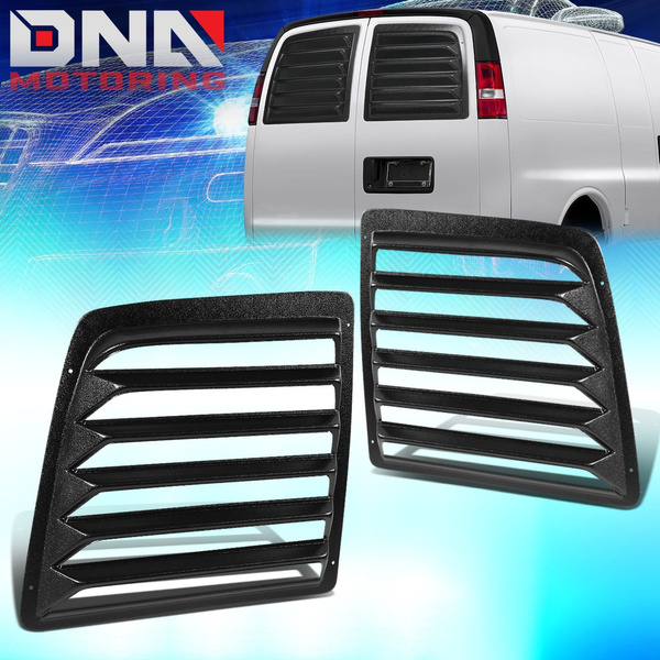 chevy van window louvers