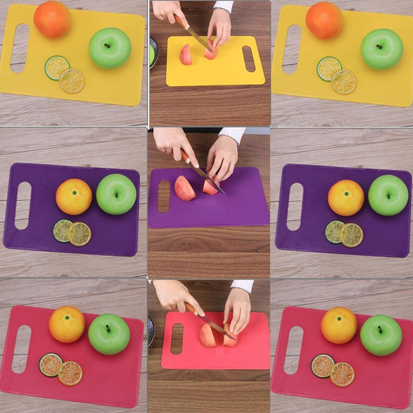 Non Slip Plastic Chopping Mat Vegetable Fruit Cutting Board