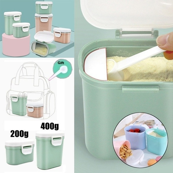 Baby Snack Storage Box Baby Milk Powder Container With Scoop Baby