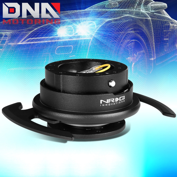 NRG Innovations GEN 2.0 Steering Wheel Quick Release Kit - SRK-200BK-TI (Black) - View #3