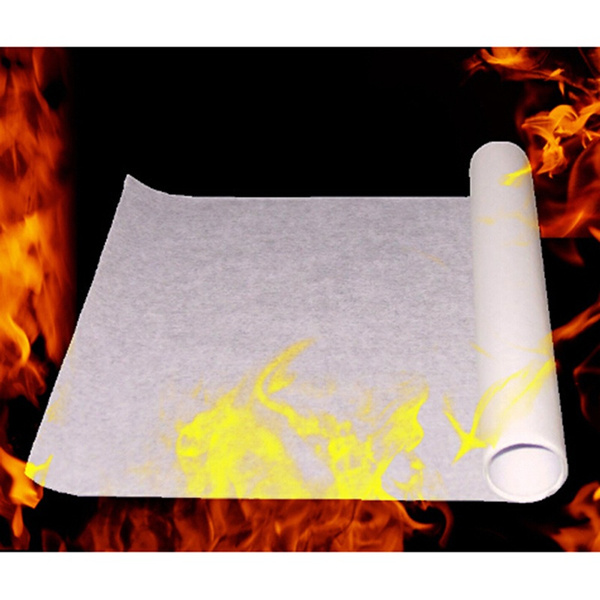 1pcs 50X20cm Fire Paper Flash Flame Paper Magic Props  fu 