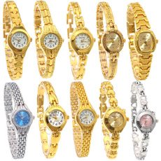 cute, quartz, Casual Watches, gold