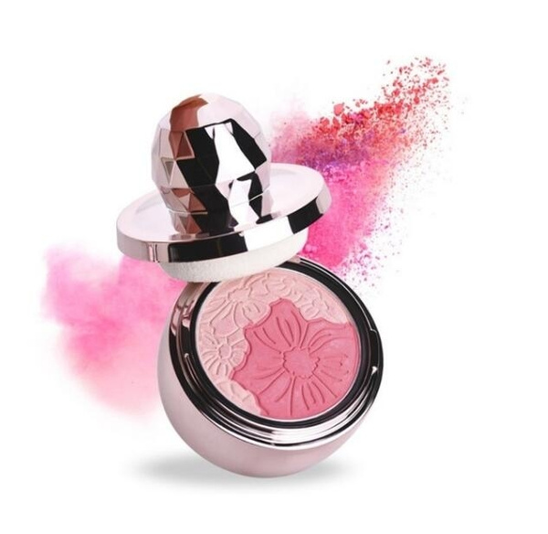 Women Beauty Cosmetics Diamond Air Cushion Blush Repair Powder Oil ...