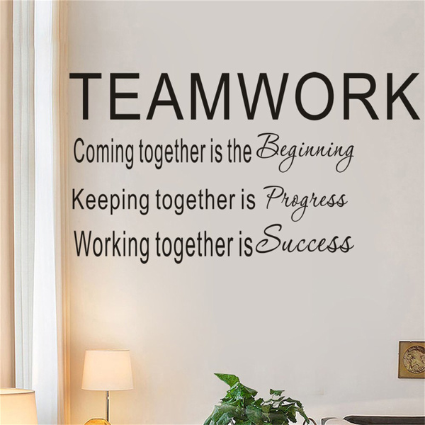 Large Teamwork Definition Office Vinyl Wall Decals Quotes Sayings Words ...