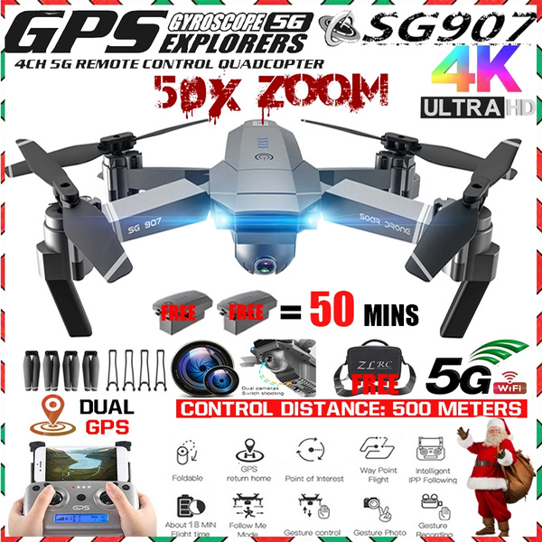 Sg907 drone online español