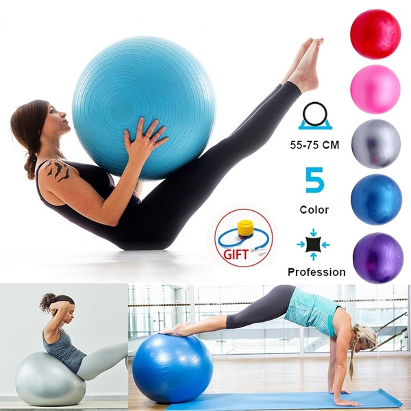 45-75 Cm Profession Yoga Ball Sports Yoga Balls Bola Pilates Fitness Gym  Balance Fitball Exercise Pilates Workout Massage Balls