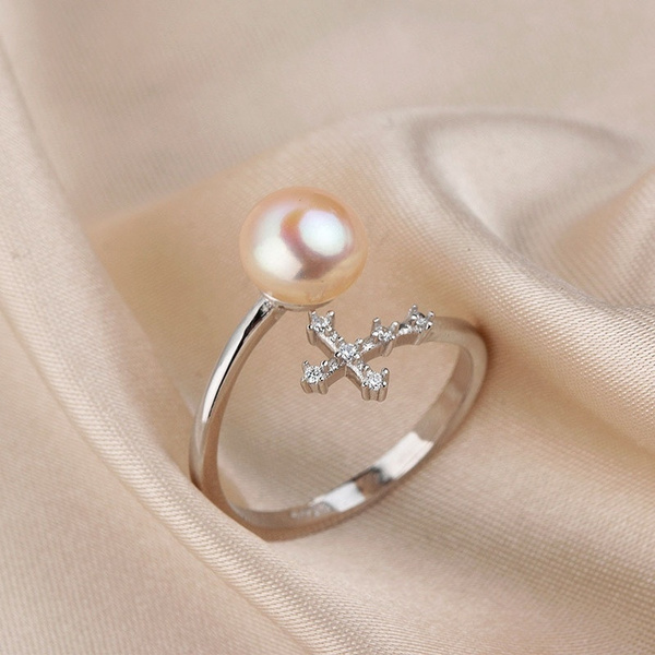 Gold Sterling Silver Standing Cross Rosary Adjustable Ring – Love and Honor  Jesus